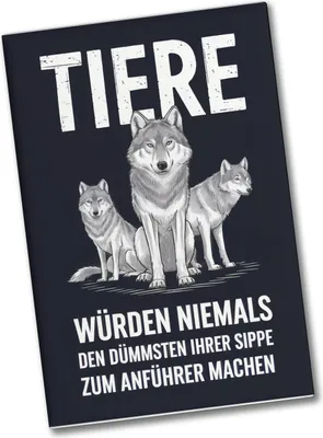 Produktbild von Drei Wölfe - Kluger Anführer Souvenir Souvenir Magnet