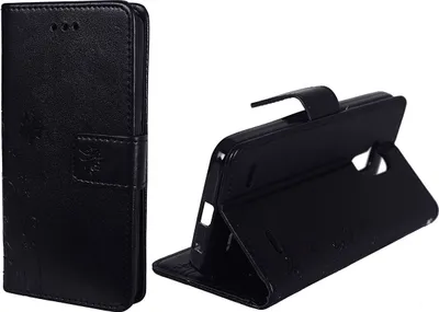 Produktbild von Schutz Hülle Blumen für Handy ZTE Blade V7 Lite Schwarz