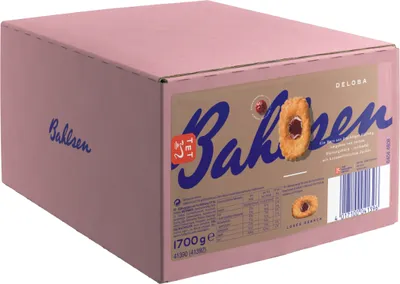 Produktbild von Bahlsen Deloba zartes Blättergebäck mit fruchtiger Füllung 1700g