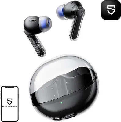Obrázok produktu pre SoundPEATS Earphones Soundpeats Clear (black)