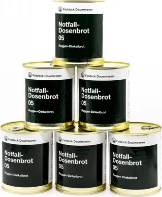 Produktbild von 6 x Dosenbrot 05 Roggen-, Dinkelvollkornbrot, 400g