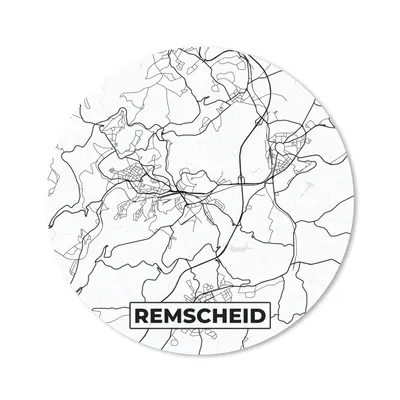 Produktbild von MuchoWow® Mauspad Mousepad Remscheid - Karte - Stadtplan 50x50 cm - Mousepads - Maus Mat - Pad - Mausunterlage - Vinyl
