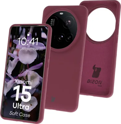 Produktbild von Bizon Soft Case Xiaomi 15 Ultra dunkel lila