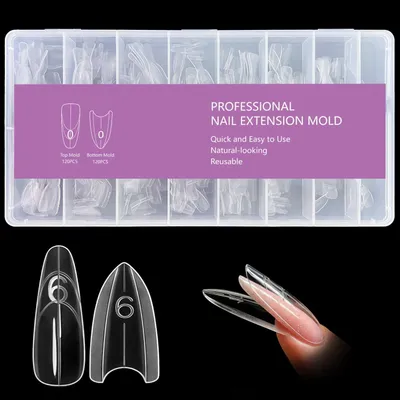 Produktbild von 240-teiliges Polygel-Formen-Set für die Nagelverlängerung mit UV-Gel