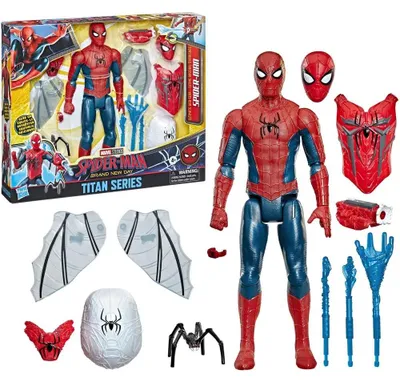 Produktbild von Hasbro Spider-Man mit ultimativer Netzausrüstung