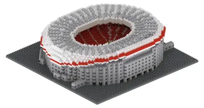 Image de FOCO, produit officiel sous licence de l'Atlético Madrid, stade Cívitas Metropolitano, pierre commémorative BRXLZ