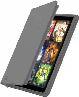 Productafbeelding van Ultimate Guard Zipfolio 360 - 18 vakken, XenoSkin, grijs