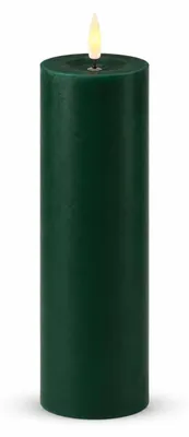 Immagine prodotto di Candela LED Deluxe Homeart con funzione timer verde scuro