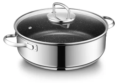 Bratpfanne 28 cm, 5,2 l, antihaftbeschichtet, induktionsgeeignet