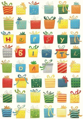 Produktbild von Geburtstag`s Art - Glückwunschkarte im Format 11,5 x 17