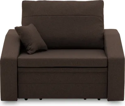 Produktbild von Klappsessel mit Schlaffunktion für Wohnzimmer, Schlafsessel Vertico 80cm Braun