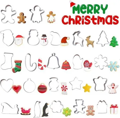Produktbild von Ausstechformen Set 22-teilig - Weihnachtsmotive