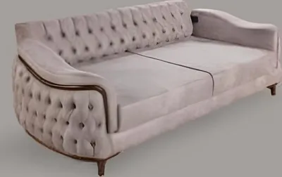 Produktbild von Sofas Set Sofagarnitur Komplette Garnitur Sofa Sessel Orange 3+3+1 Sitz Möbel