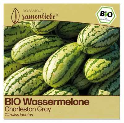 Produktbild von Samenliebe  Melone Samen | Charleston Gray - rot & groß - samenfestes  Saatgut