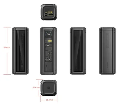 Produktbild von Xiaomi 212W Hyper Charge Power Bank 25000mAh GL Schwarz