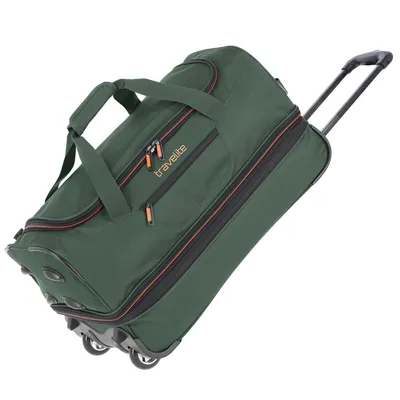 Produktbild von Travelite BASICS Rollenreisetasche, 55 cm, Dunkelgrün, 51 Liter