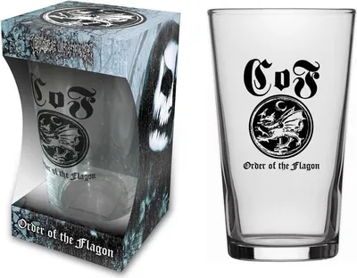 Produktbild von Cradle Of Filth Bierglas  Order Of The Flagon klar Standard