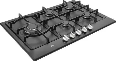 Produktbild von ETNA KG775ZTA, Schwarz, Integriert, 75 cm, Gaskochfeld, 5 Zone(n), 5 Zone(n)