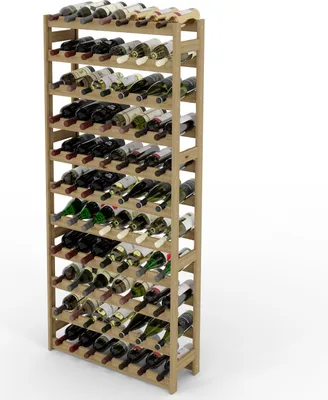 Produktbild von Flaschenregal Weinschrank Weinständer Weinregal für Flaschen RW-1-77 Natur LENMAR