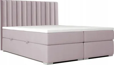 Produktbild von Boxspringbett ZIRA für das Schlafzimmer, 140x200 (Rosa - Kronos 27)