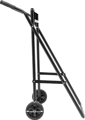 Immagine prodotto di Carrello per motori fuoribordo, robusta struttura in acciaio, design pieghevole, nero