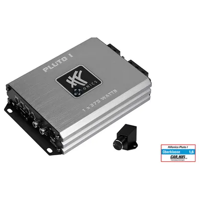 Obrázek produktu pro Hifonics Pluto 1, D, 1 kanály/kanálů, 375 W, 375 W, 0,01%, 375 W