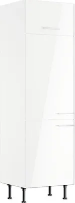 Produktbild von Optifit Kühlumbauschrank für 88er Einbaukühlschrank Rurik986 BxTxH 60 x 58,4 x 211,8 cm weiß glänzend zerlegt Anschlag r