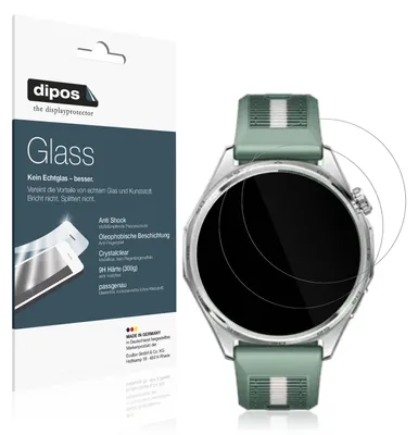 Immagine prodotto di 2x Pellicola Protettiva per Huawei Watch GT6 46mm Protezione Vetro Flessibile 9H dipos