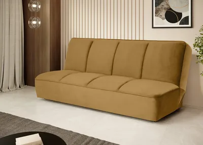 Produktbild von Sofa mit Schlaffunktion LEANO 3-Sitzer, Gelb (Riviera41)
