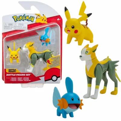 Produktbild von Battle Figuren | 3er Set | Pokemon | Action Spielfiguren zum Sammeln