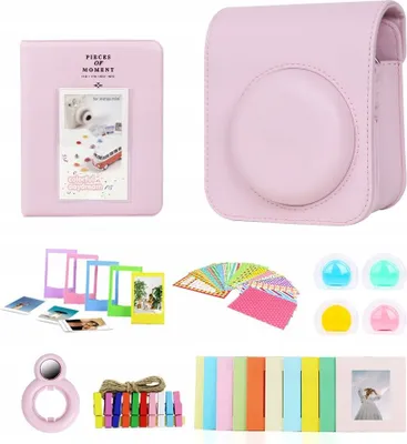 Obrázek produktu pro Sada příslušenství 8v1 pro fotoaparát FujiFilm INSTAX Mini 12 / růžová