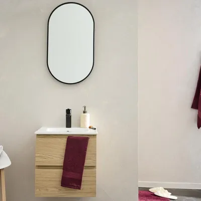 Immagine prodotto di Mobile lavabo sospeso 45cm con piano Vetroceramica SORRENTO