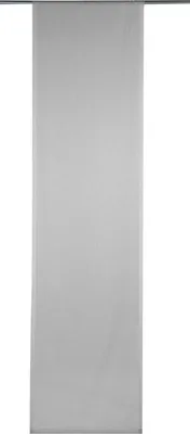 Produktbild von Flächenvorhang - Silberfarben - 60 x 245 cm - Leinenoptik
