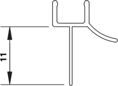 Obrázek produktu pro Provex těsnění Elegance/Vario/Arco transparentní, 1 ks.