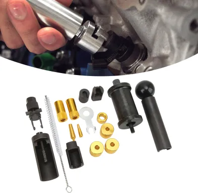 Produktbild von 18-teiliges FSI-Einspritzdüsen-Abzieher-Entferner-Installationswerkzeug-Set, passend für 1,2 1,4 1,6 1,8 2,0 3,0 3,2 3,6 4,0 FSi TFSi TSi Benzinmotor