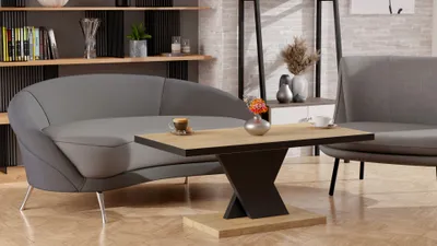 Produktbild von Design Couchtisch MA-111 Hochglanz Tisch 90x60x50cm
