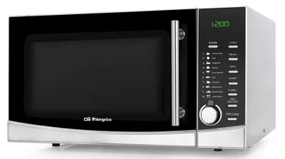Grill-Mikrowelle 34 L, 1000 W, 9 Automatikprogramme, Auftaufunktion, Timer