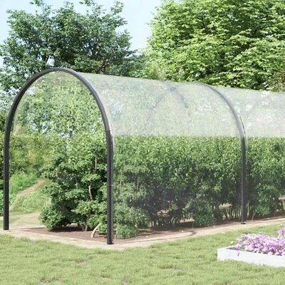 Zdjęcie produktu dla vidaXL Przezroczysta plandeka z oczkami 6x12 m PVC
