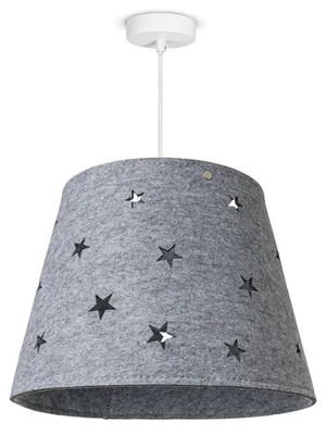 Produktbild von Kinderleuchte Kinderlampe Kinderzimmer Pendelleuchte Stoff Sterne Jungen Mädchen