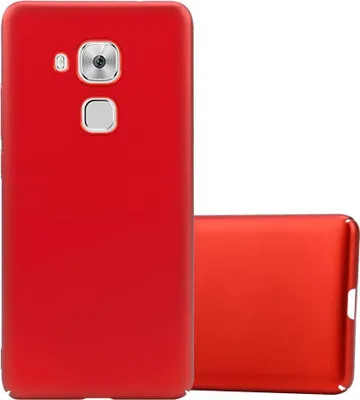 Produktbild von Cadorabo Hülle für Huawei NOVA PLUS Schutzhülle in Rot Hard Case Handy Hülle Etui