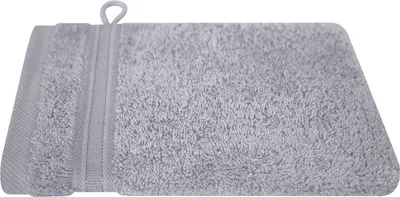 Produktbild von Waschhandschuh - 16 x 21 cm - Silbergrau - Baumwolle