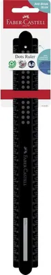 Produktbild von FABER-CASTELL Lineal Dots 30 cm schwarz