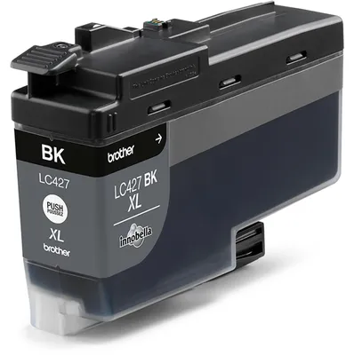 Zdjęcie produktu dla Brother LC-427XLBK, Wysoka (XL) wydajność, Czarny, Tusz na bazie pigmentu, 1 szt., 6000 stron(y), Jednopak