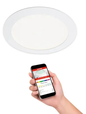 Obrázek produktu pro LED vestavné světlo Smart WiFi App control Bluetooth 12 W white metal Telefunken