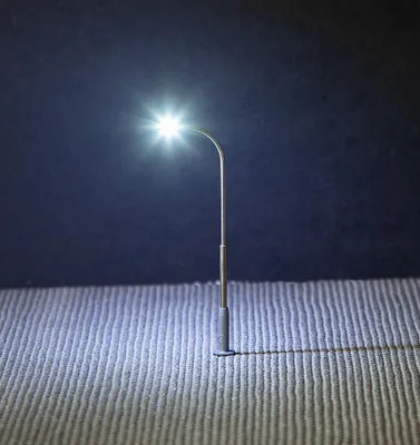Produktbild von Faller 272220 - 1/160 / N LED-Straßenbeleuchtung, Peitschenleuchte