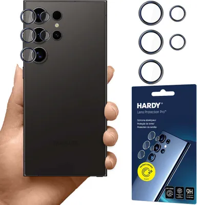Produktbild von Gehärtetes Glas für Galaxy S24 Ultra, 3mk HARDY Lens Protection Pro