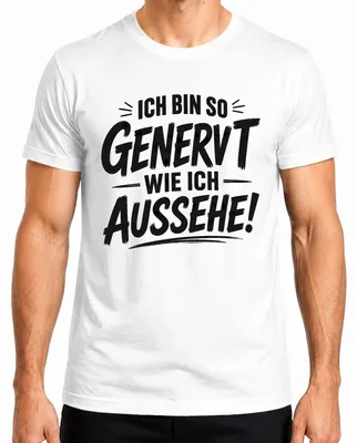 Imagen del producto de Camiseta para hombre, color blanco, talla XXL. Frase: "Estoy tan enfadado como se puede ver. Divertido. Sarcástico."