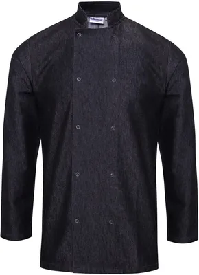 Produktbild von Premier Workwear Denim Chef´s Jacket