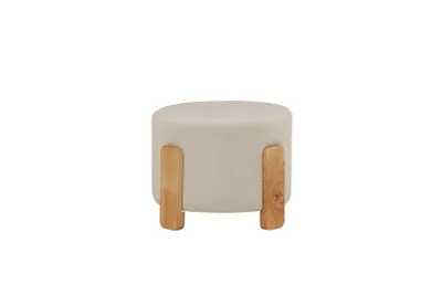 Image de Coffey pouf ,repose-pieds  Ø52,5cm  marron.