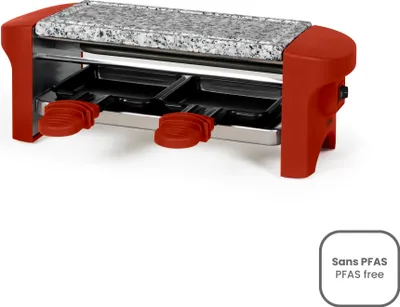 Produktbild von Raclette-grill für 2 personen, 350 w, rot Livoo DOC156RO